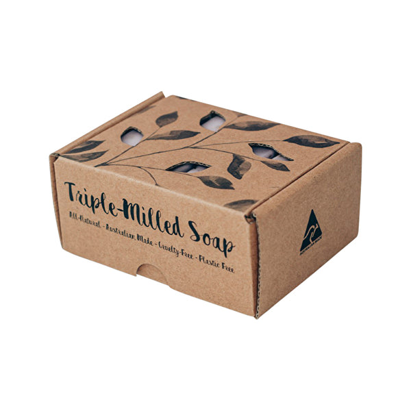 Clover Fields Natures Gifts Plant Based Soap Gift Box Empty Flat Pack (Holds 4x 100g) x 24 Pack