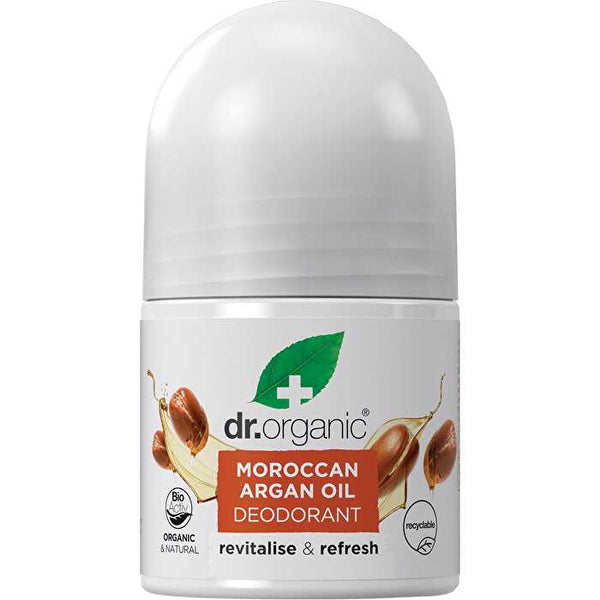 Dr Organic Roll-On Deodorant Moroccan Argan Oil 50ml