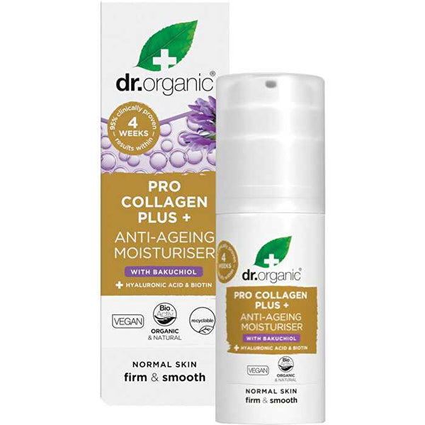 Dr Organic Pro Collagen Plus+ Anti-Ageing Moisturiser Bakuchiol 50ml