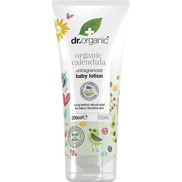 Dr Organic Unfragranced Baby Lotion Organic Calendula 200ml