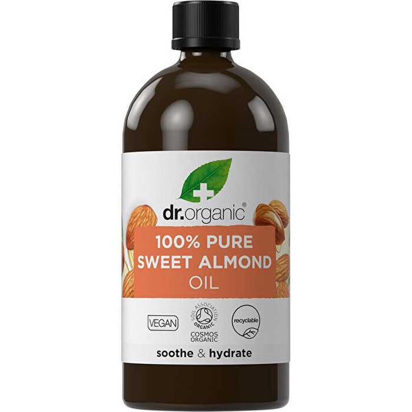 Dr Organic Sweet Almond Oil 100% Pure 100ml