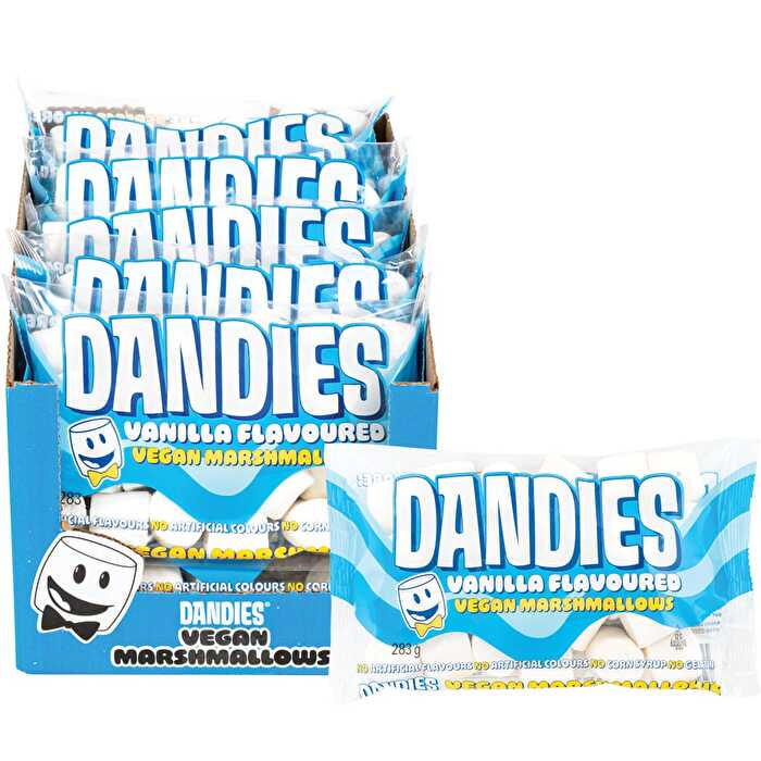 Dandies Vegan Vanilla Marshmallows Regular Size 283g