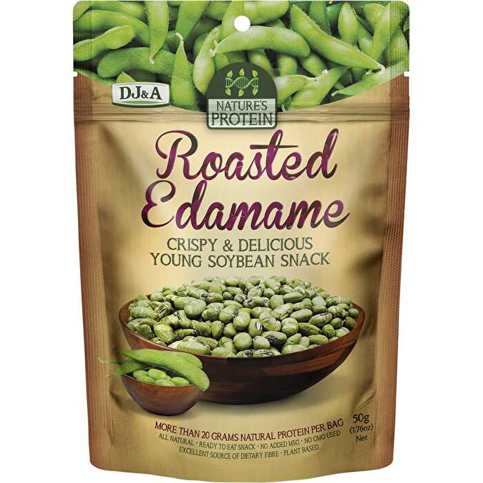 Dj&a Nature's Protein Roasted Edamame 12x50g