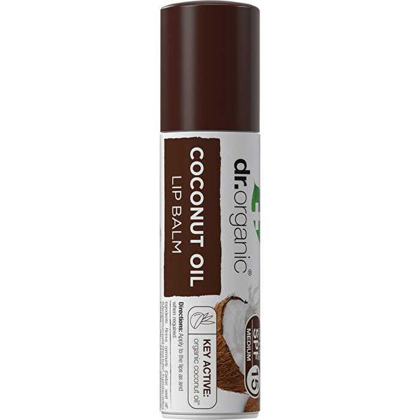 Dr Organic Lip Balm SPF 15 Organic Virgin Coconut Oil 5.7ml