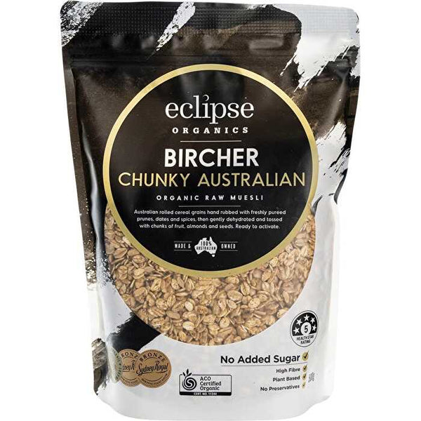 Eclipse Organics Organic Bircher Chunky Australian Muesli 500g