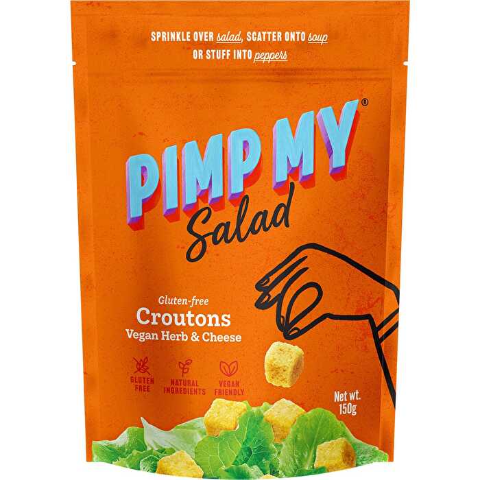 Pimp My Salad Croutons Vegan Herb & Cheese 150g