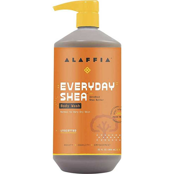 Alaffia Everyday Shea Body Wash Unscented 950ml