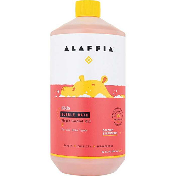 Alaffia Kids Bubble Bath Coconut Strawberry 950ml