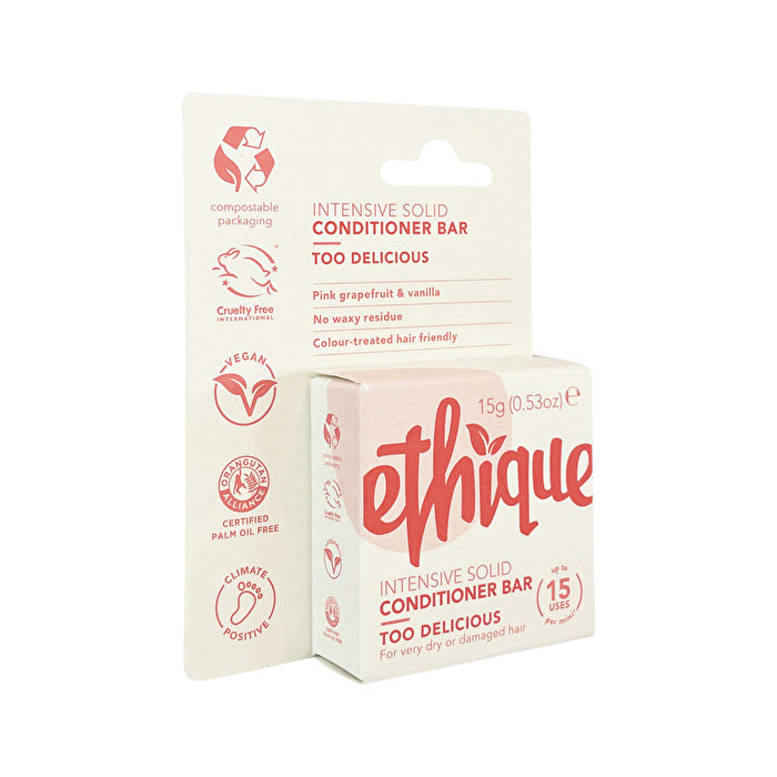 Ethique Bar Conditioner Intensive Solid Too Delicious (For Very Dry Or Damaged Hair) 15g