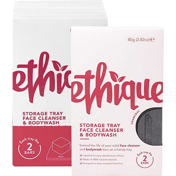 Ethique Storage Tray Face Cleanser & Bodywash Charcoal x6