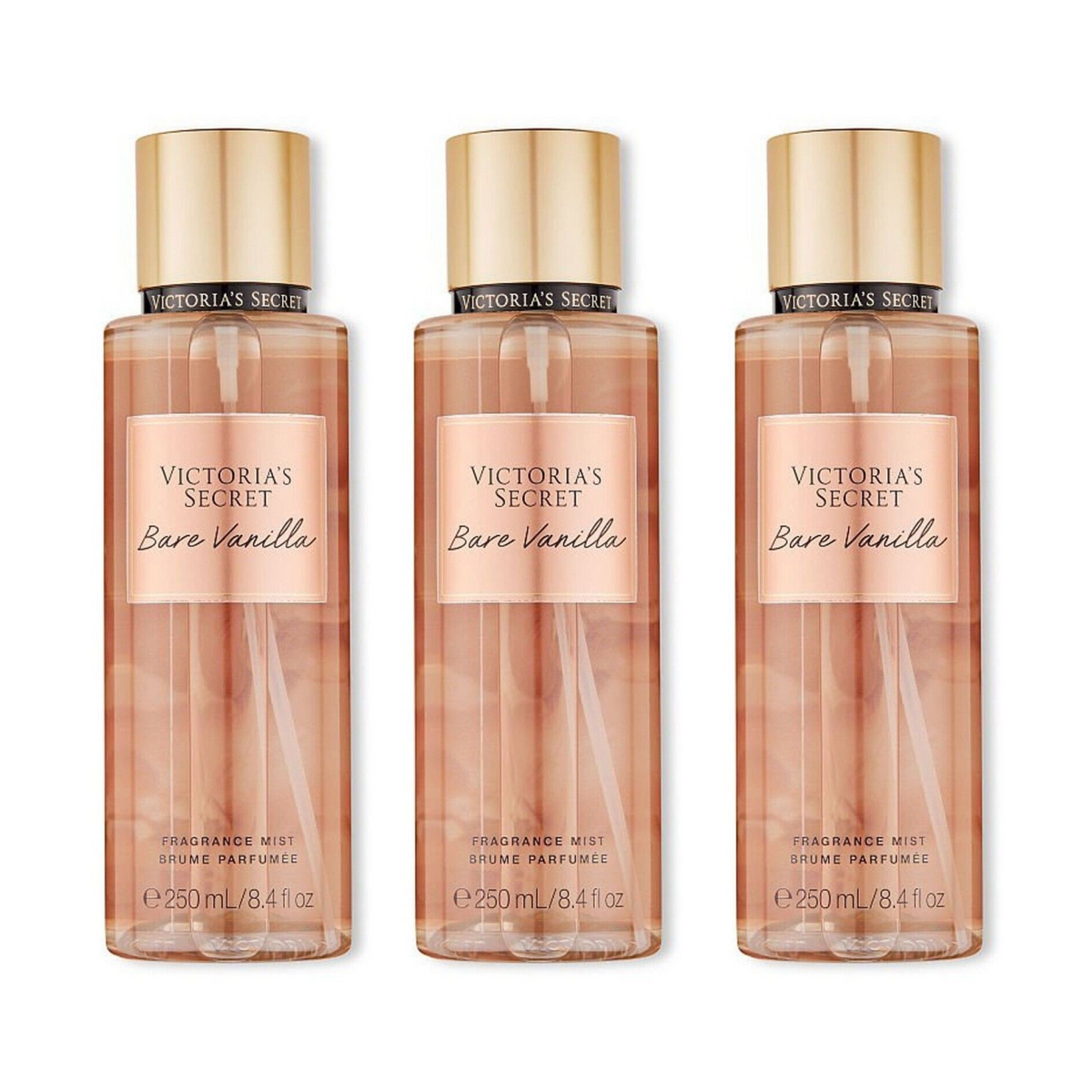 Victoria's Secret Bare Vanilla Fragrance Mist oz Pack