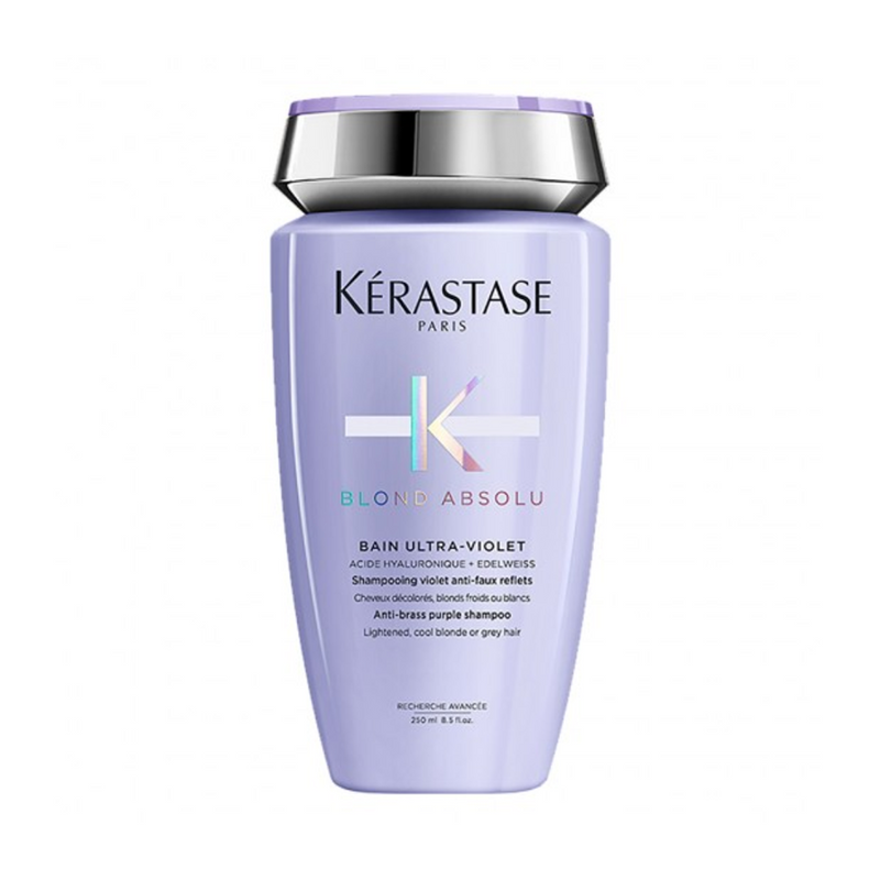 Kerastase Blond Absolu Bain Ultra-Violet Anti-Brass Purple Shampoo (Lightened, Cool Blonde or Grey Hair)  250ml/8.5oz