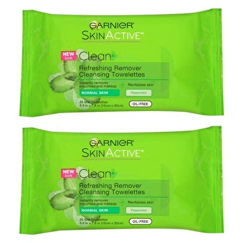 Garnier Normal Skin Refreshing Remover 1x Cleansing Towelettes 25 Sheets