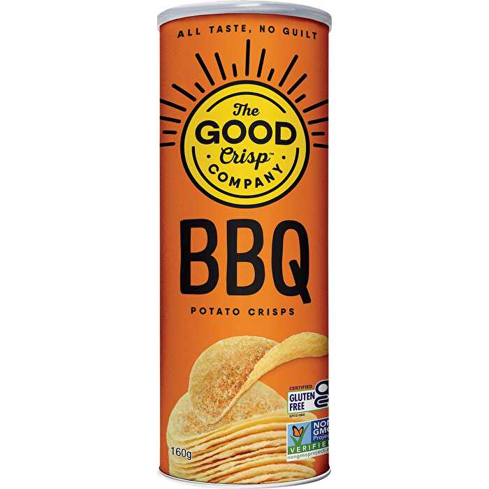 The Good Crisp Company Potato Crisps BBQ 8x160g