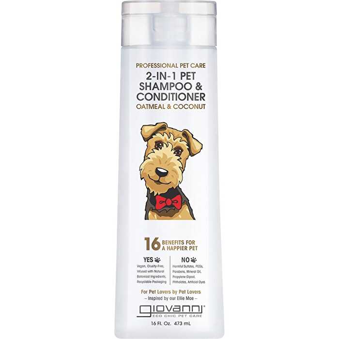 Giovanni 2-in-1 Pet Shampoo & Conditioner Professional Pet Care 473ml