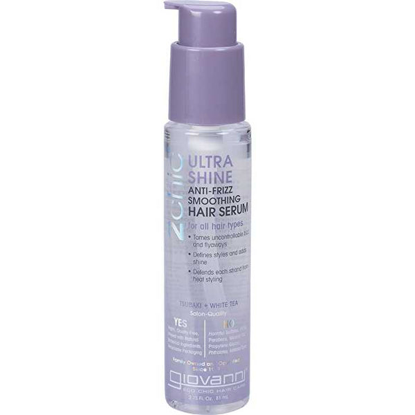 Giovanni Anti-Frizz Smoothing Hair Serum Ultra Shine All Hair 81ml