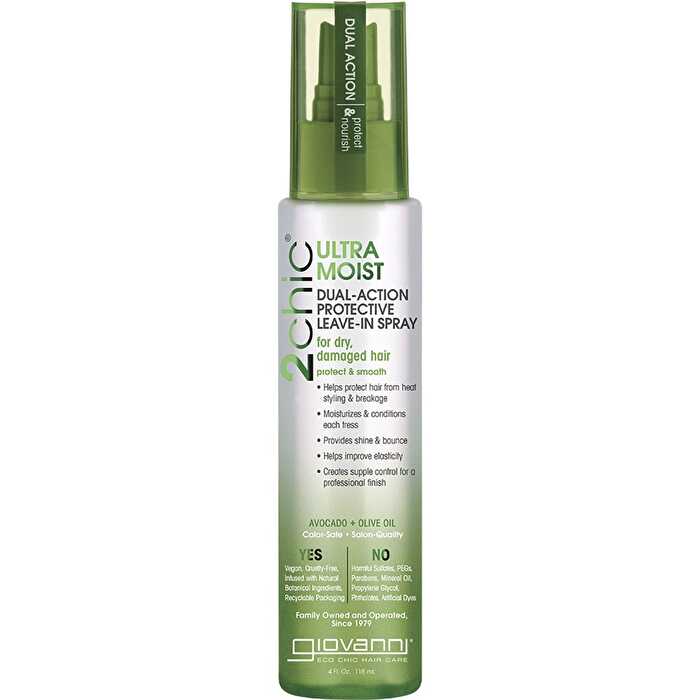Giovanni Leave in Spray 2chic Ultra Moist Dry, Damaged Hair 118ml
