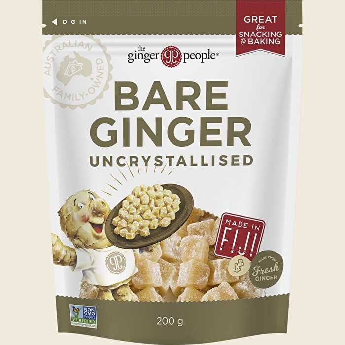 The Ginger People Uncrystallised Bare Ginger 6x200g