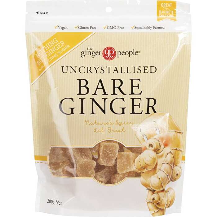 The Ginger People Uncrystallised Bare Ginger 12x200g