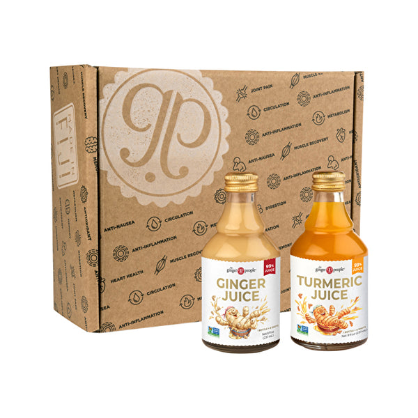 The Ginger People Ginger Juice & Turmeric Juice Twin Pack 237ml