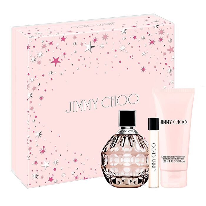 Jimmy Choo 3pc Women Gift Set - Eau De Parfum & Body Lotion & Eau De Parfum 100ml 7.5ml