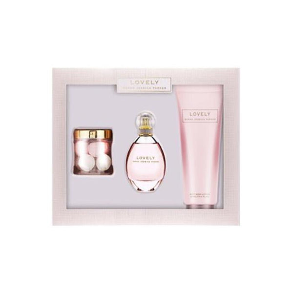 Sarah Jessica Parker Lovely ( Eau De Parfum Body Lotion & 100g Bath Pearls) 100ml 200ml