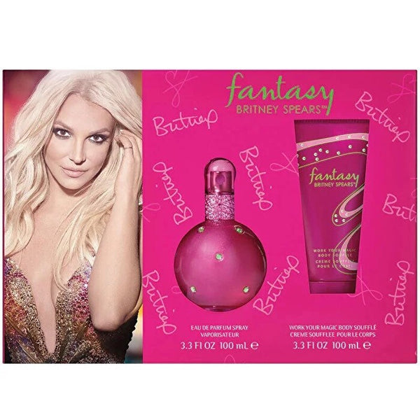 Britney Spears Fantasy 2pc Set - Eau De Parfum & Body Souffle 100ml