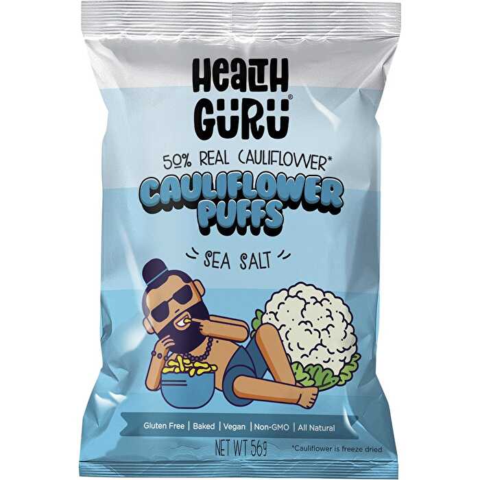 Health Guru Cauliflower Puffs Sea Salt 6x56g