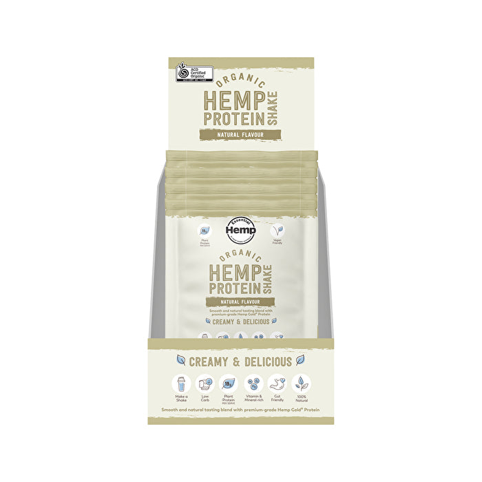 Hemp Foods Australia Organic Hemp Protein Shake Natural 7x35g