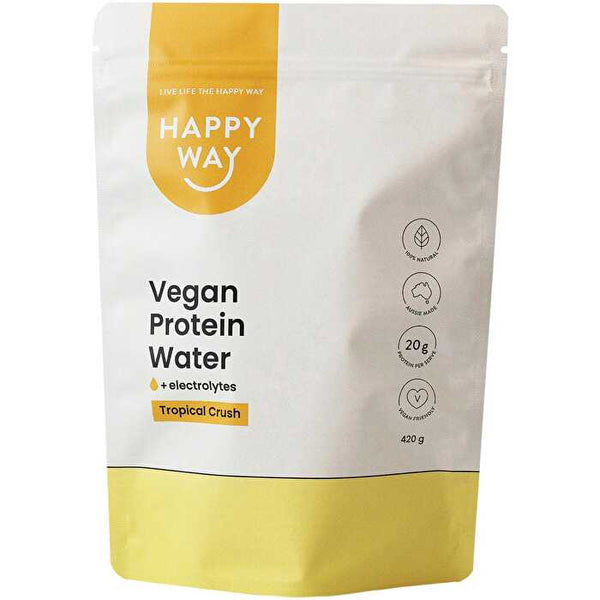 Happy Way Vegan Protein Water Tropical Crush 420g