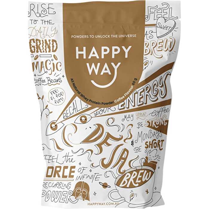 Happy Way Whey Protein Powder Coffee 6x60g