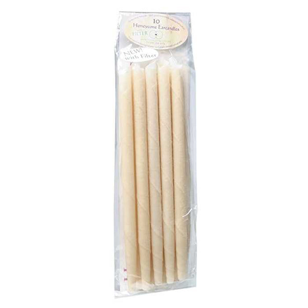 Honeycone Ear Candles with Filter 100% Unbleached Cotton 10pk