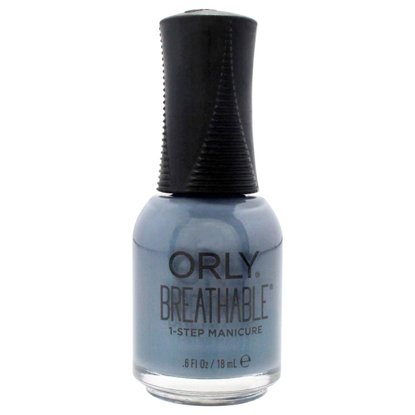 Orly Breathable 1 Step Manicure - 20960 De-Stressed Denim by Orly for Women - 0.6 oz Nail Polish