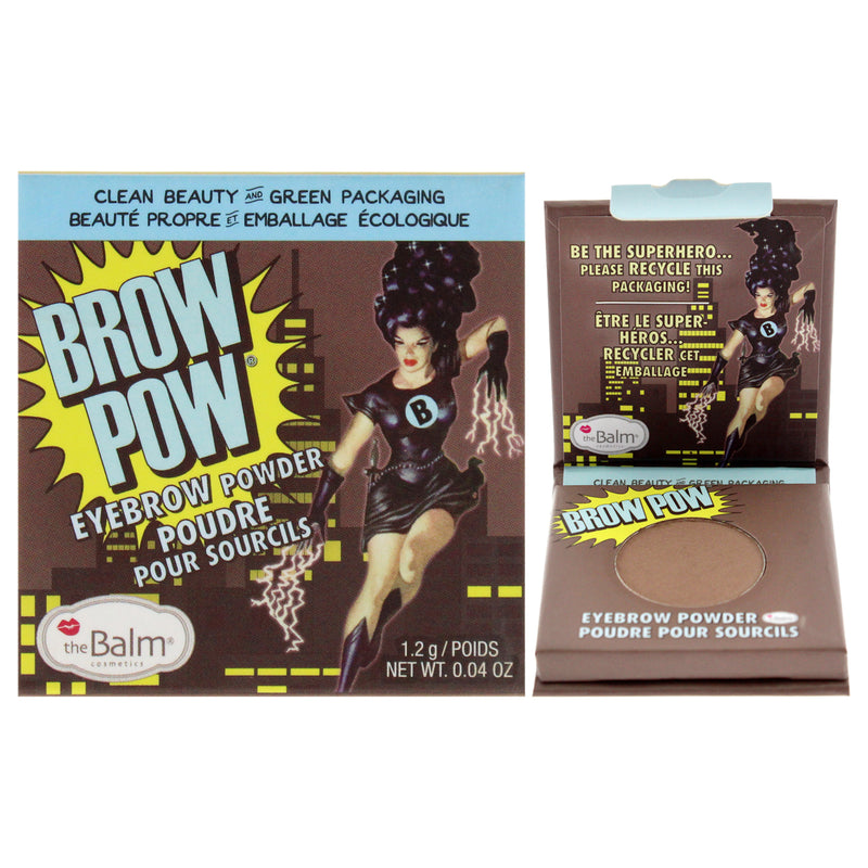 TheBalm Brow Pow Eyebrow Powder - Blonde by the Balm for Women - 0.04 oz Eyebrow