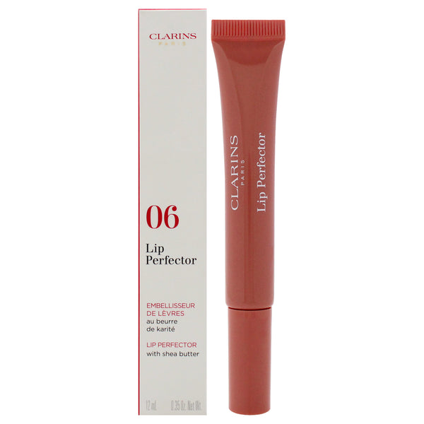 Clarins Lip Perfector - 06 Rosewood Shimmer by Clarins for Women - 0.35 oz Lip Gloss