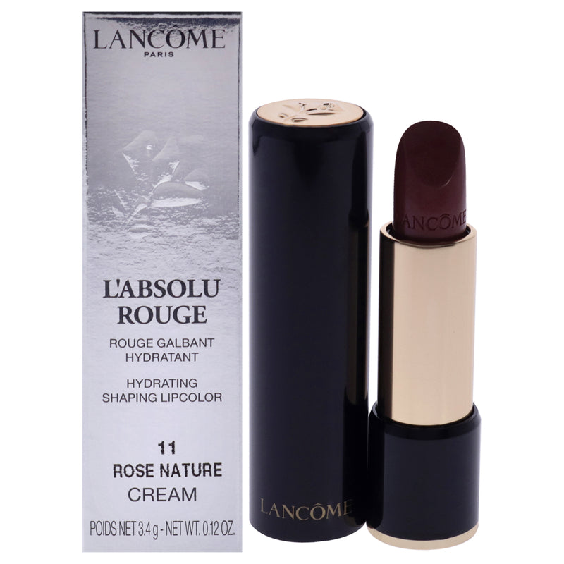 Lancome LAbsolu Rouge Hydrating Shaping Lipcolor - 11 Rose Nature-Cream by Lancome for Women - 0.12 oz Lipstick