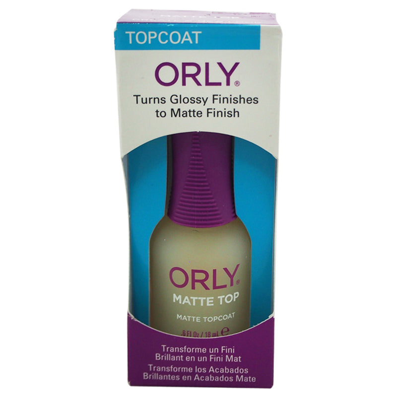 Orly Matte Top - Matte TopCoat by Orly for Women - 0.6 oz Nail Polish