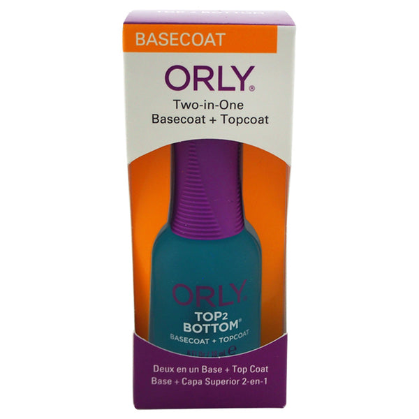 Orly Top 2 Bottom Basecoat Plus Topcoat by Orly for Women - 0.6 oz Nail Polish