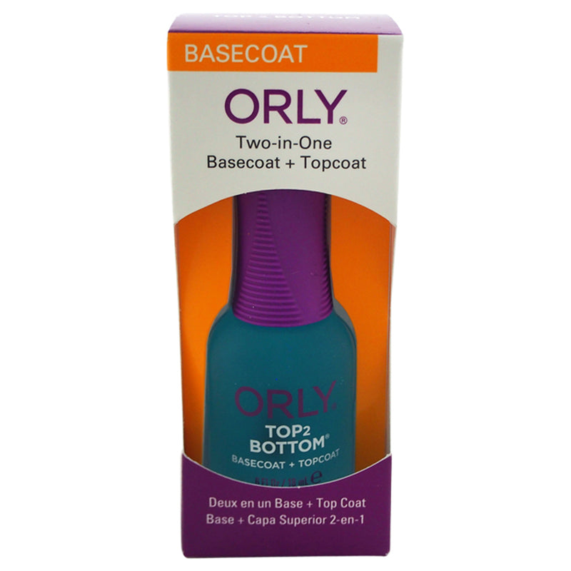 Orly Top 2 Bottom Basecoat Plus Topcoat by Orly for Women - 0.6 oz Nail Polish