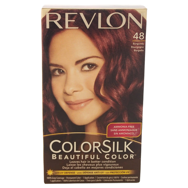 Colorsilk Beautiful Color - 48 Burgundy by Revlon for Unisex - 1 Application Hair Color