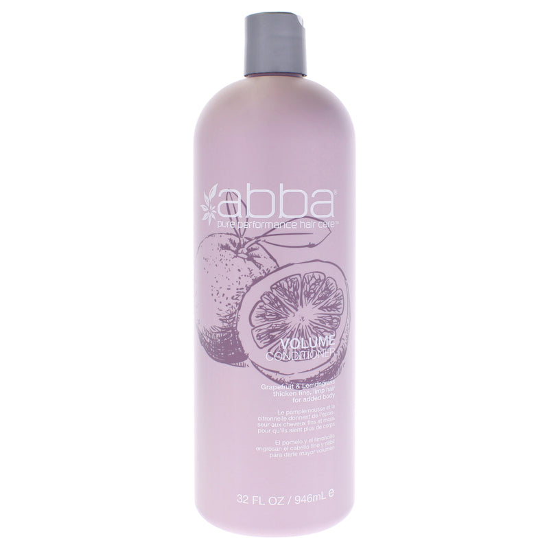 ABBA Volume Conditioner by ABBA for Unisex - 32 oz Conditioner