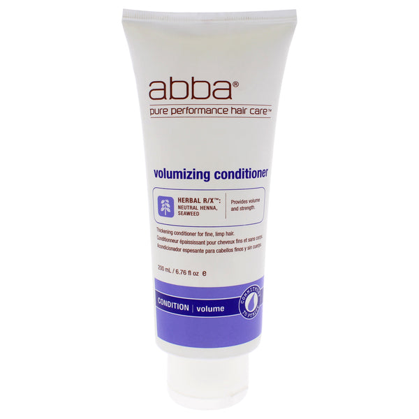 ABBA Pure Volume Conditioner by ABBA for Unisex - 6.76 oz Conditioner