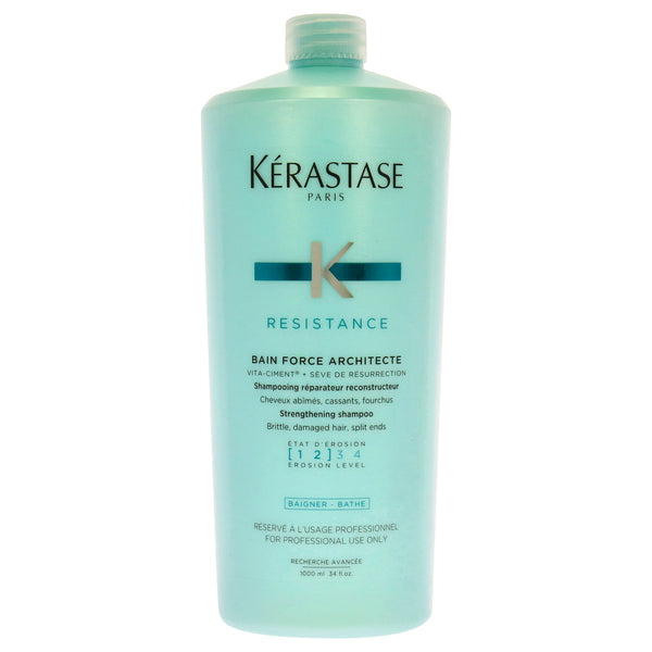 Resistance Bain De Force Architecte Reconstructing Shampoo by Kerastase for Unisex - 34 oz Shampoo