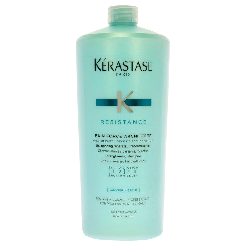 Resistance Bain De Force Architecte Reconstructing Shampoo by Kerastase for Unisex - 34 oz Shampoo