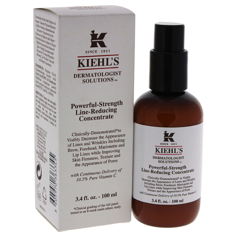 Kiehl's Powerful-Strength Line-Reducing Concentrate by Kiehls for Unisex - 3.4 oz Concentrate