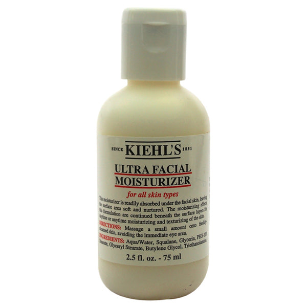 Kiehl's Ultra Facial Moisturizer For All Skin Types by Kiehls for Unisex - 2.5 oz Moisturizer