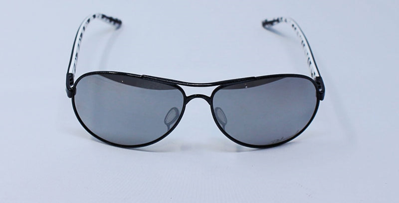 Oakley Feedback OO4079-24 - Metallic Black-Chrome Iridium Polarized by Oakley for Women - 59-13-135 mm Sunglasses