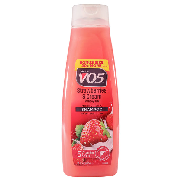 Alberto VO5 Moisture Milks Strawberries Cream Shampoo by Alberto VO5 for Unisex - 15 oz Shampoo