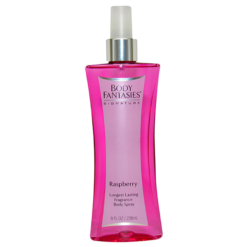 Body Fantasies Signature Raspberry Fragrance Body Spray by Body Fantasies for Women - 8 oz Body Spray