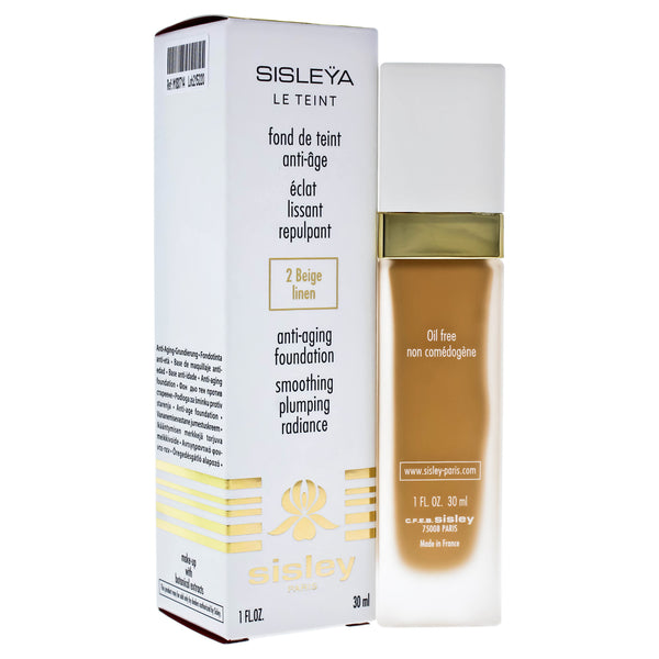 Sisley Sisleya Le Teint Anti-Aging Foundation - # 02 Beige Linen by Sisley for Women - 1 oz Foundation